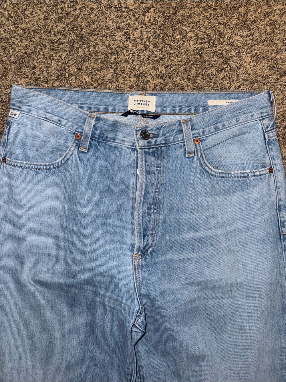 Citizens of Humanity Annina High Rise Wide Leg Jeans Tularosa Wash Size 29 EUC - Picture 9 of 16
